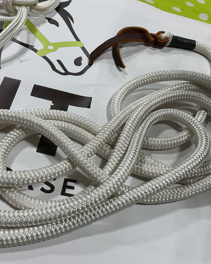 Halter Rope & Lead White
