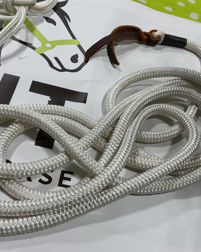 Halter Rope & Lead White
