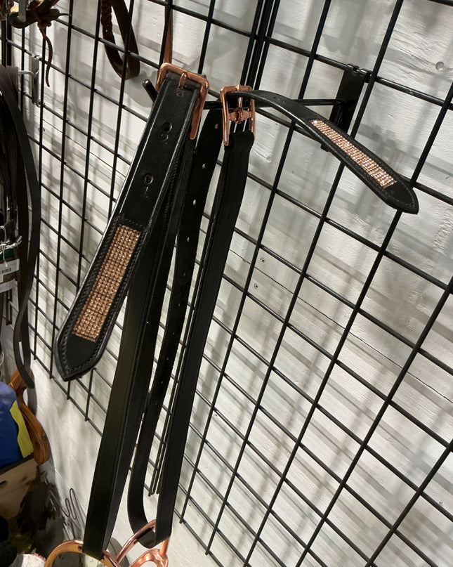 English Stirrups & Leathers Rose Gold