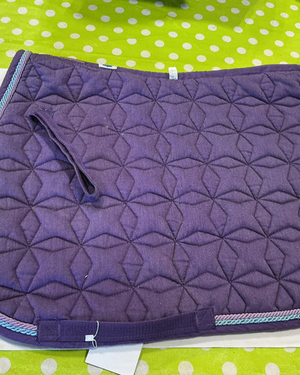 English Saddle Pad Roma Full Purple