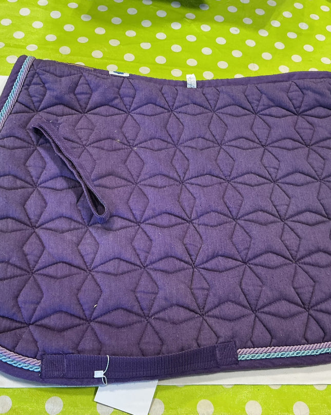 English Saddle Pad Roma Full Purple