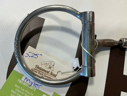 Bit Myler D 5.25" Copper Inlay 