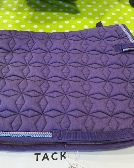 English Saddle Pad Roma Full Purple