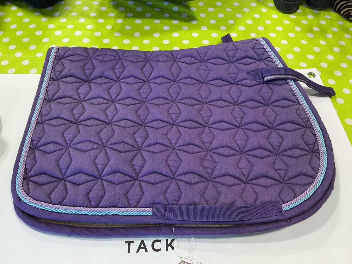 English Saddle Pad Roma Full Purple