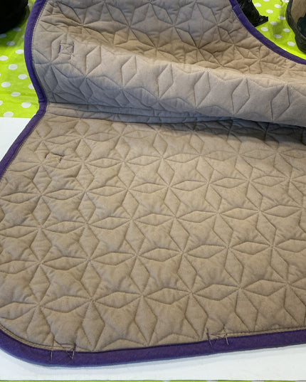 English Saddle Pad Roma Full Purple