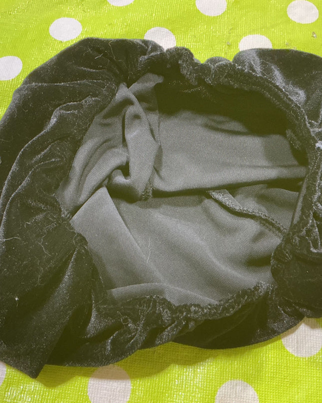 Helmet Cover Black Velvet