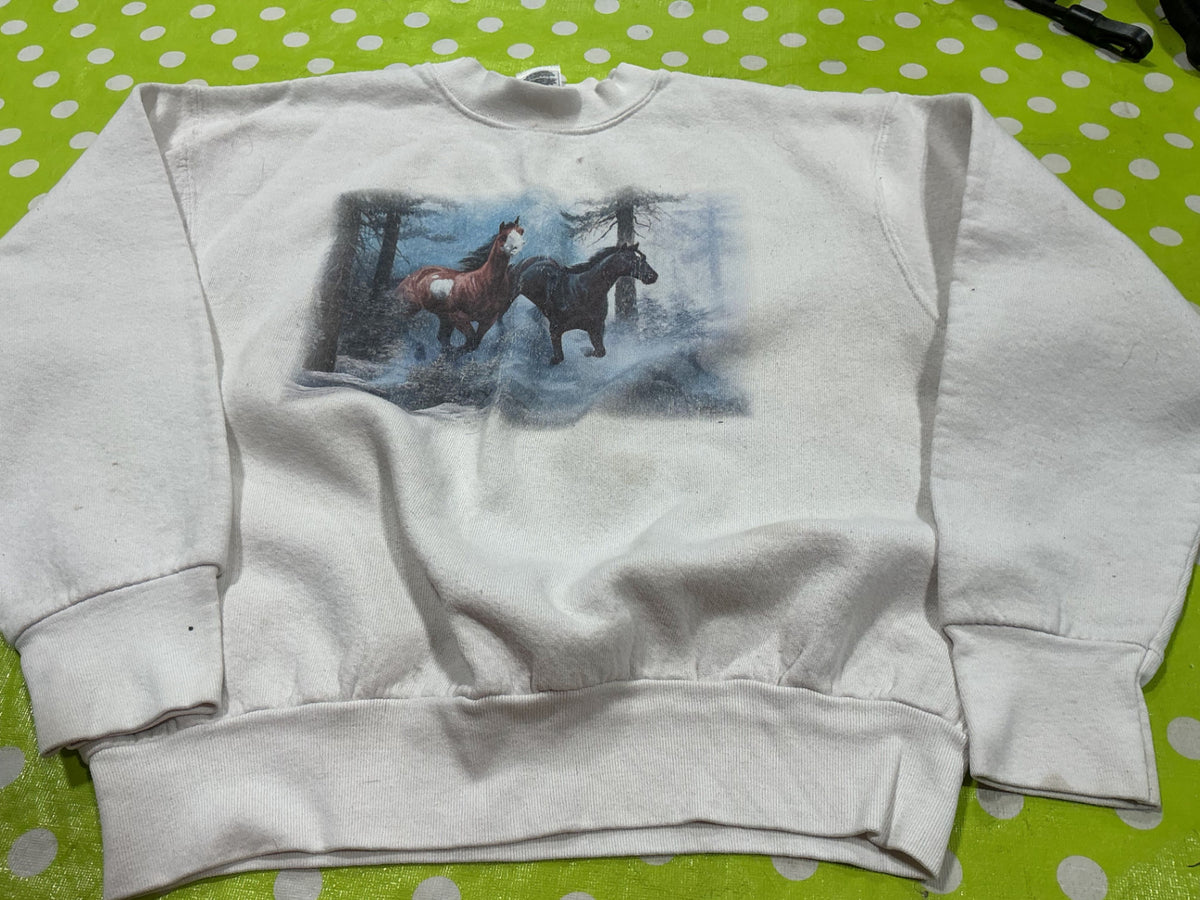 Sweater Med Horse print