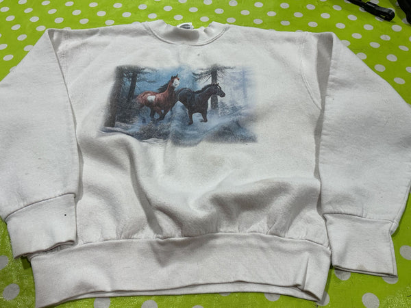 Sweater – Horse Print, Medium | Used, Good