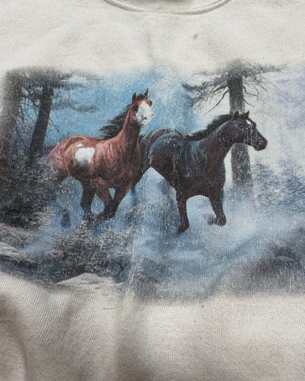 Sweater Med Horse print