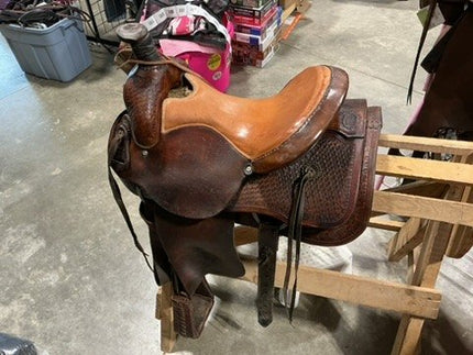 Western Rope saddle 15.5" G6.5"