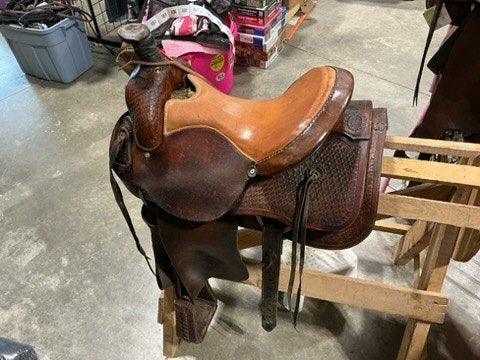 Western Rope saddle 15.5" G6.5"