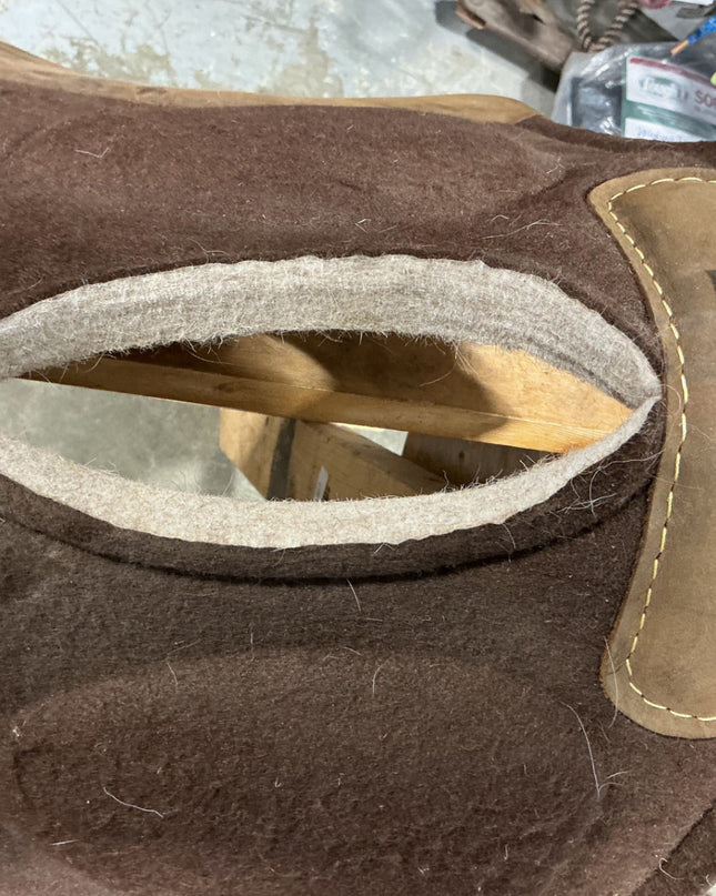 Western Saddle Pad 31 X32 Bio Fit Brown