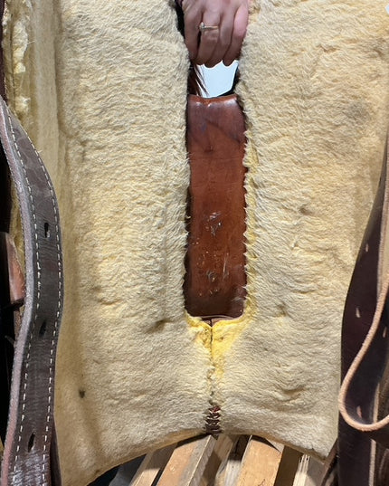Western Saddle 15.5" G8" Silver Royal 