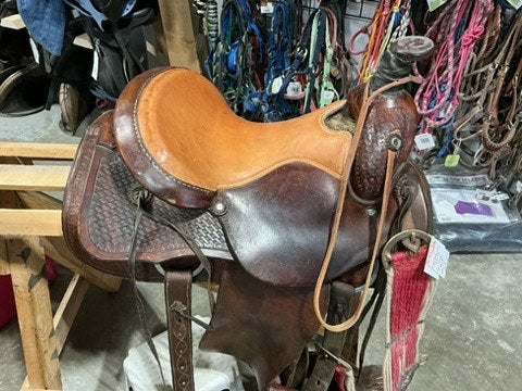 Western Rope saddle 15.5" G6.5"