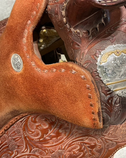 Western Saddle 15.5" G8" Silver Royal 