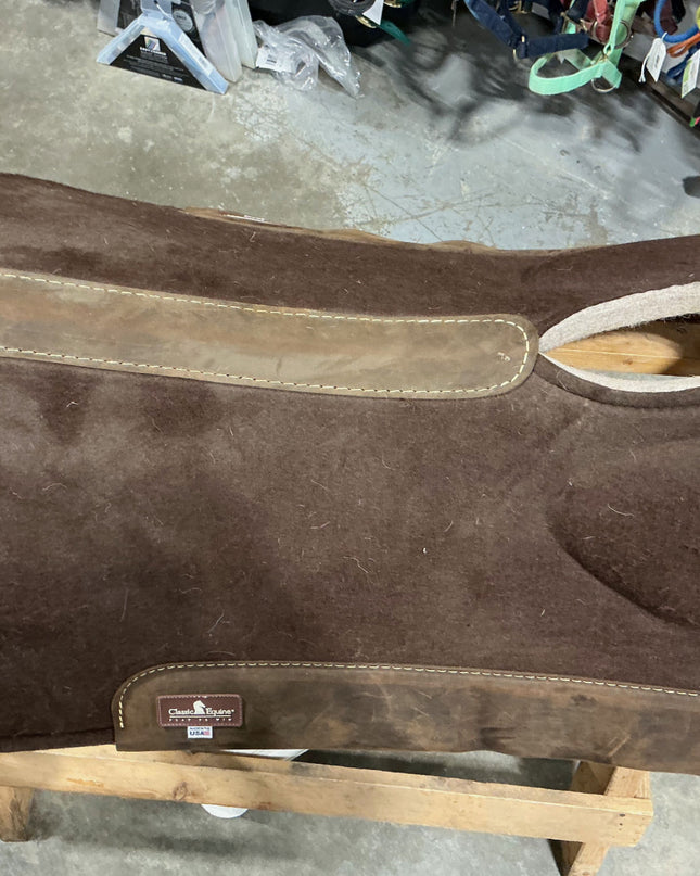 Western Saddle Pad 31 X32 Bio Fit Brown