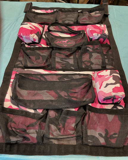 Grooming Trailer Organizer Pink Camo 