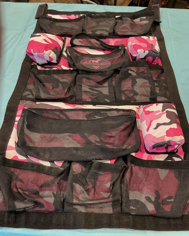 Grooming Trailer Organizer Pink Camo 