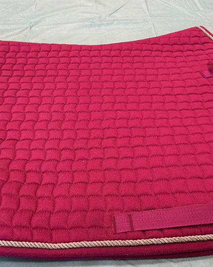 English Saddle Pad Pink Full 