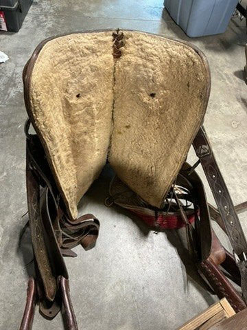 Western Rope saddle 15.5" G6.5"