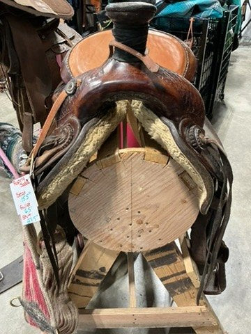 Western Rope saddle 15.5" G6.5"
