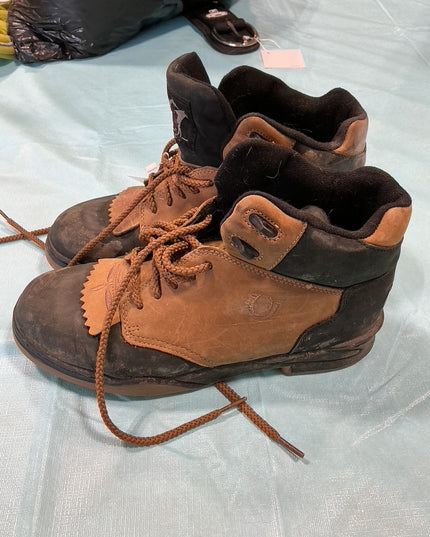 Ropers HorseShoe Black/Tan 10