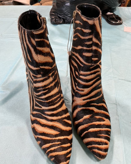Boots Zebra Cowhair Print 9 