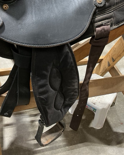 Western Saddle BigHorn 101 Black  S15" G7"
