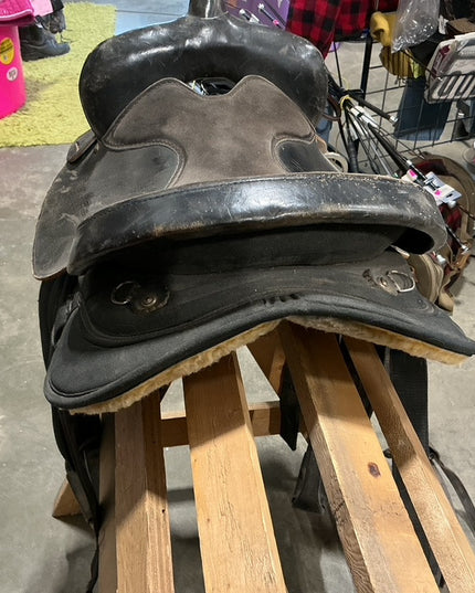 Western Saddle BigHorn 101 Black  S15" G7"