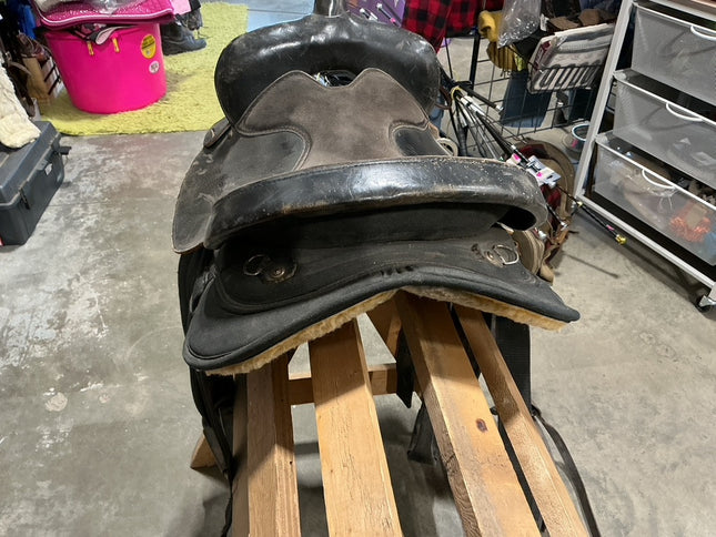 Western Saddle BigHorn 101 Black  S15" G7"