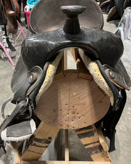 Western Saddle BigHorn 101 Black  S15" G7"