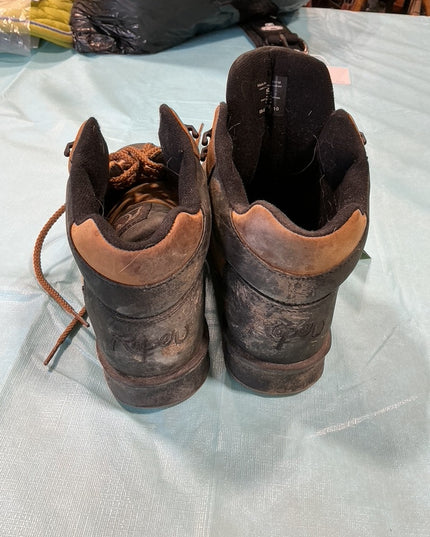 Ropers HorseShoe Black/Tan 10