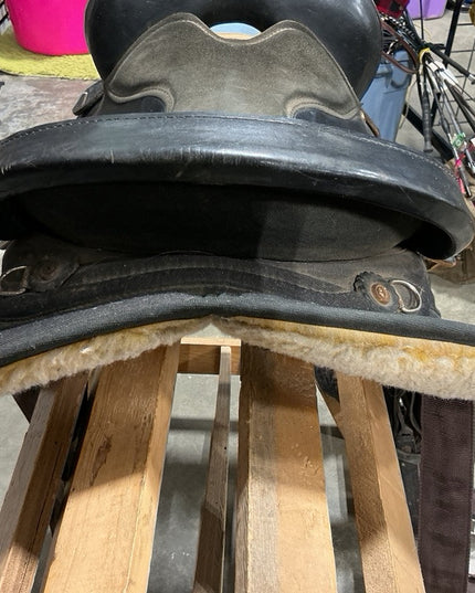 Western Saddle BigHorn 101 Black  S15" G7"
