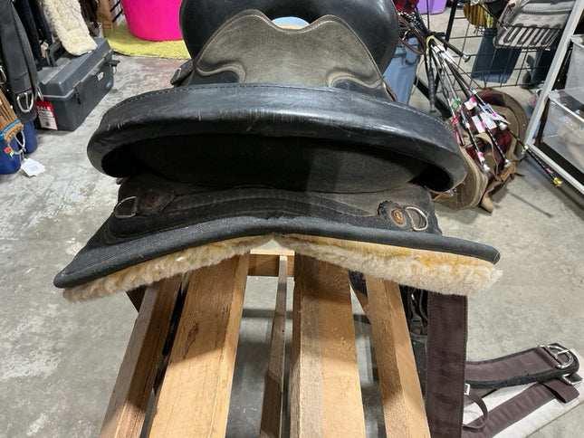 Western Saddle BigHorn 101 Black  S15" G7"