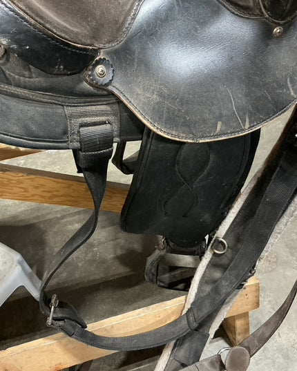 Western Saddle BigHorn 101 Black  S15" G7"