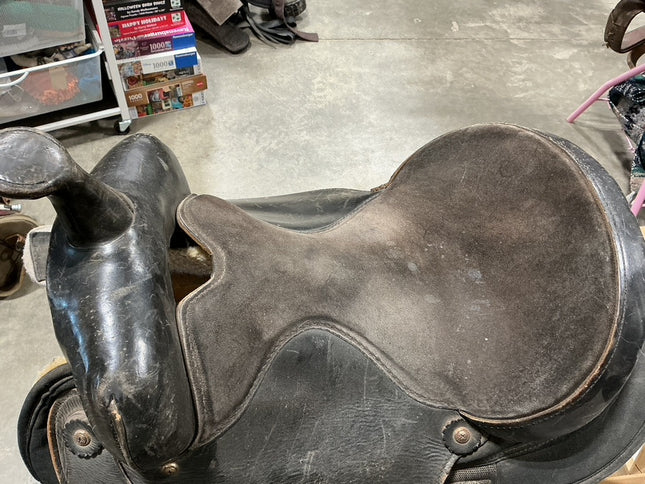 Western Saddle BigHorn 101 Black  S15" G7"