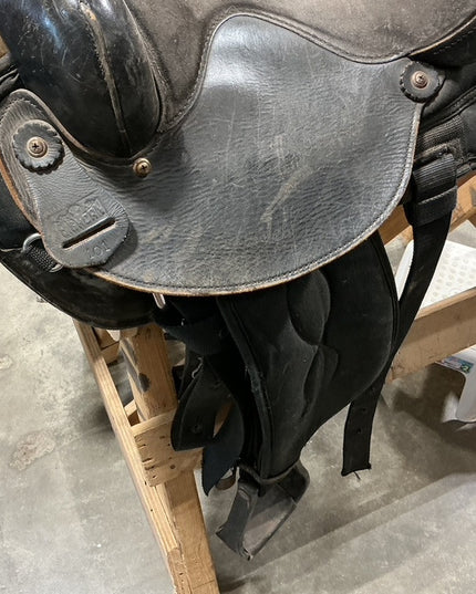 Western Saddle BigHorn 101 Black  S15" G7"