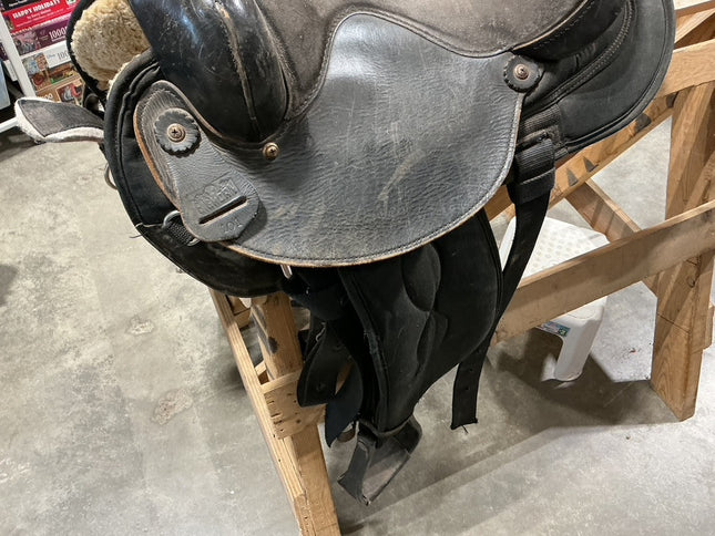 Western Saddle BigHorn 101 Black  S15" G7"