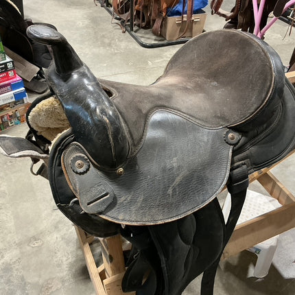 Western Saddle BigHorn 101 Black  S15" G7"