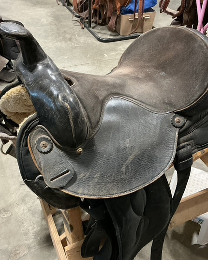 Western Saddle BigHorn 101 Black  S15" G7"