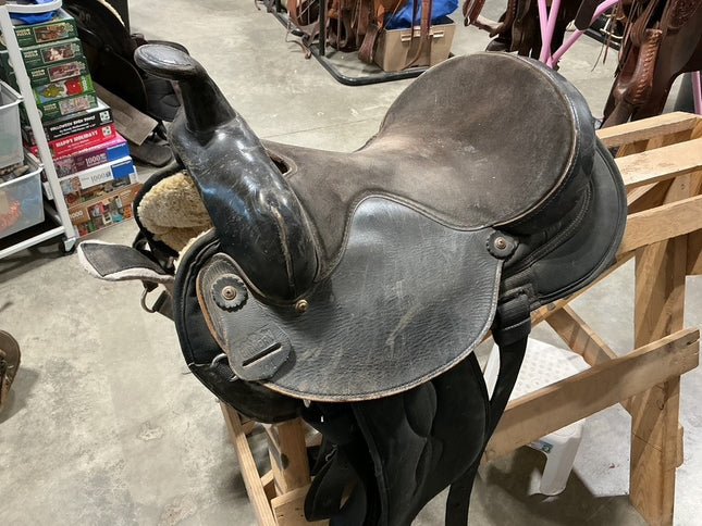 Western Saddle BigHorn 101 Black  S15" G7"