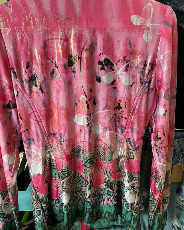 Western Shirt Pink Rhinestones