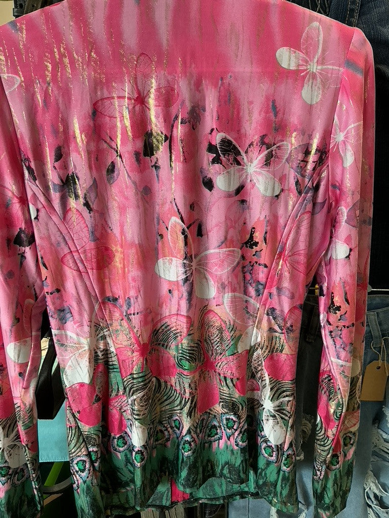 Western Shirt Pink Rhinestones
