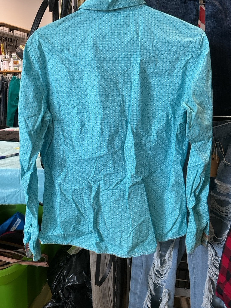 Western Shirt Panhandle Med Blue