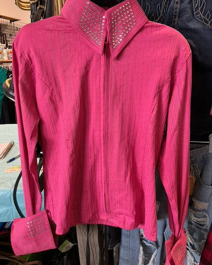 Western Shirt Hot Pink Large 