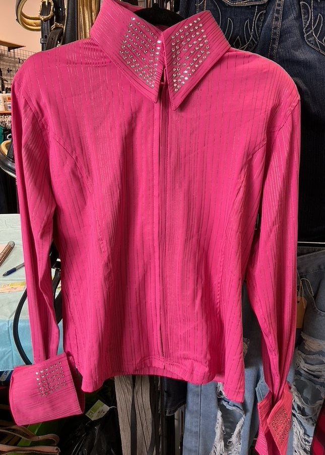 Western Shirt Hot Pink Large 