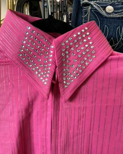 Western Shirt Hot Pink Large 