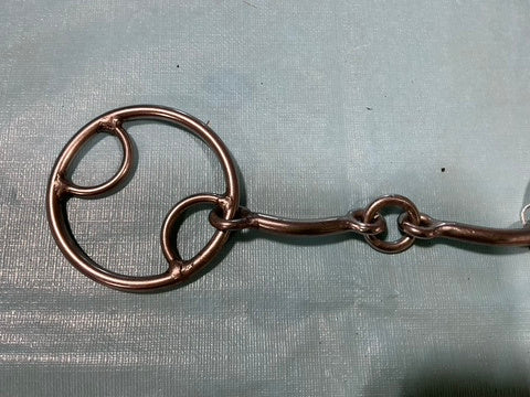 Bit Locked Mouth Piece & Headstall Oring 5.5" L&W