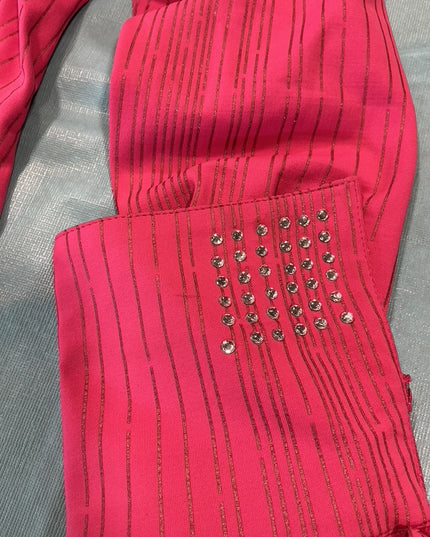 Western Shirt Hot Pink Large 