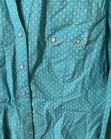 Western Shirt Panhandle Med Blue 